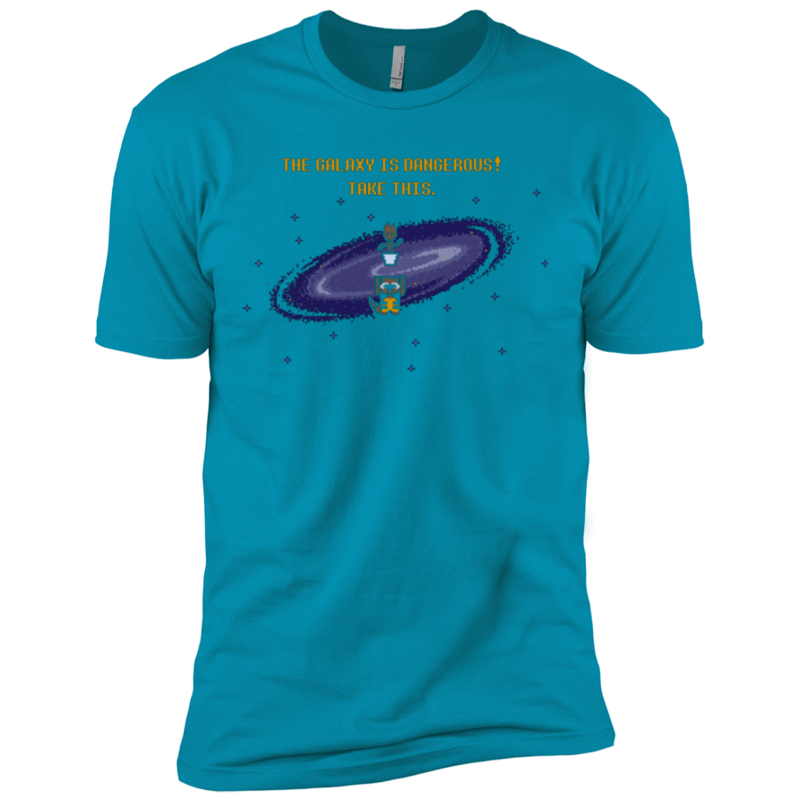 T-Shirts Turquoise / X-Small The Galaxy is Dangerous Men's Premium T-Shirt