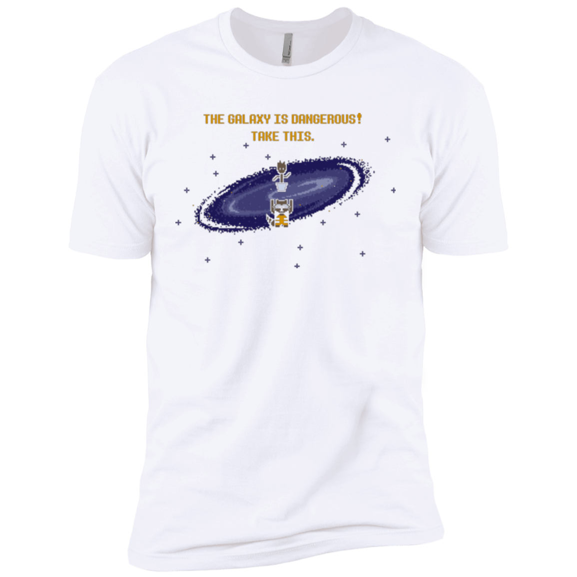 T-Shirts White / X-Small The Galaxy is Dangerous Men's Premium T-Shirt