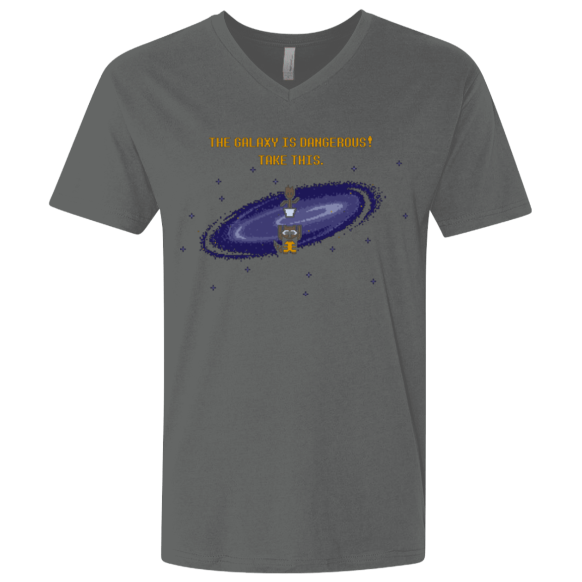 T-Shirts Heavy Metal / X-Small The Galaxy is Dangerous Men's Premium V-Neck