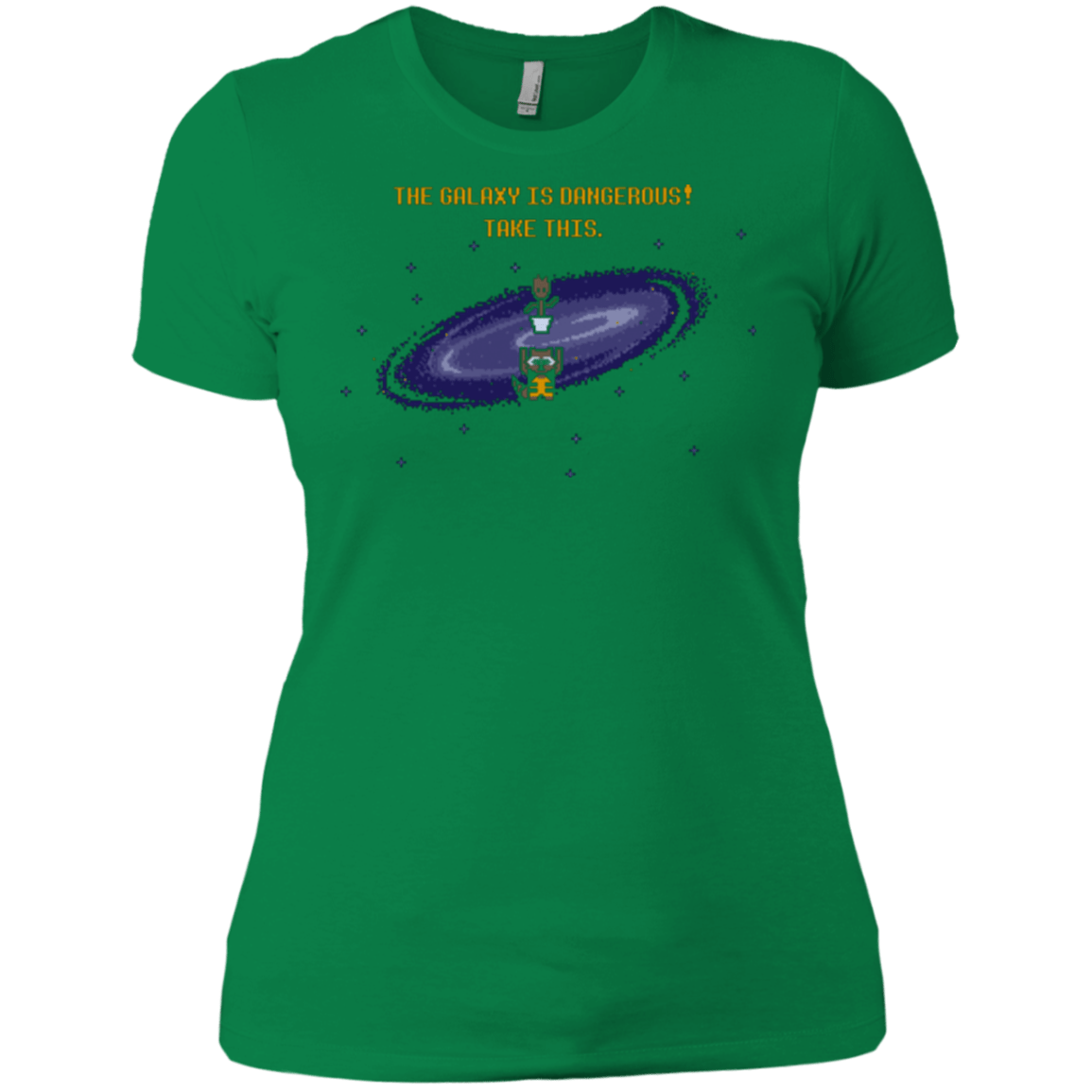 T-Shirts Kelly Green / X-Small The Galaxy is Dangerous Women's Premium T-Shirt