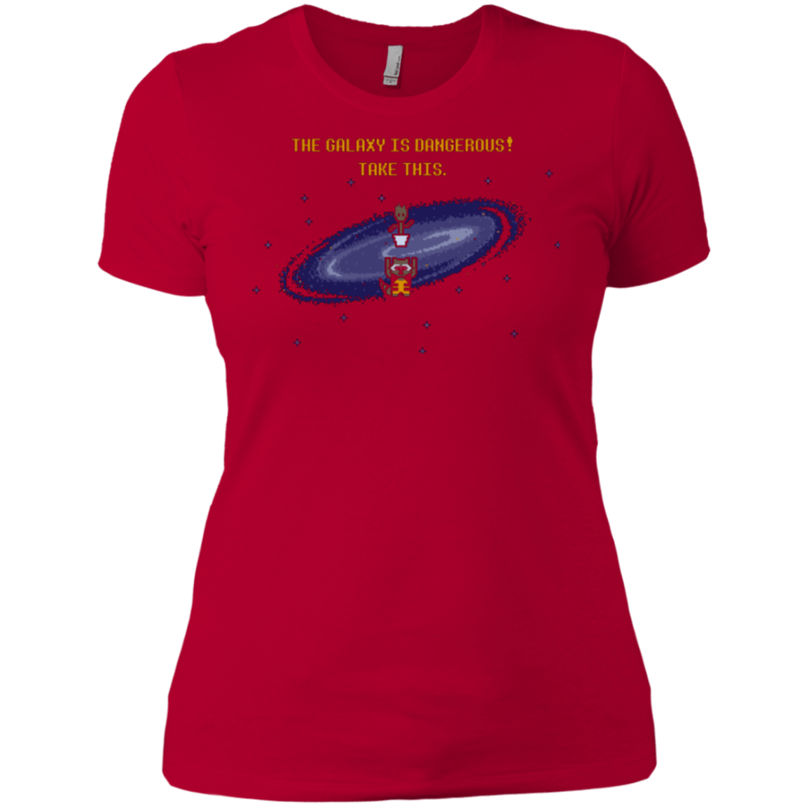 T-Shirts Red / X-Small The Galaxy is Dangerous Women's Premium T-Shirt