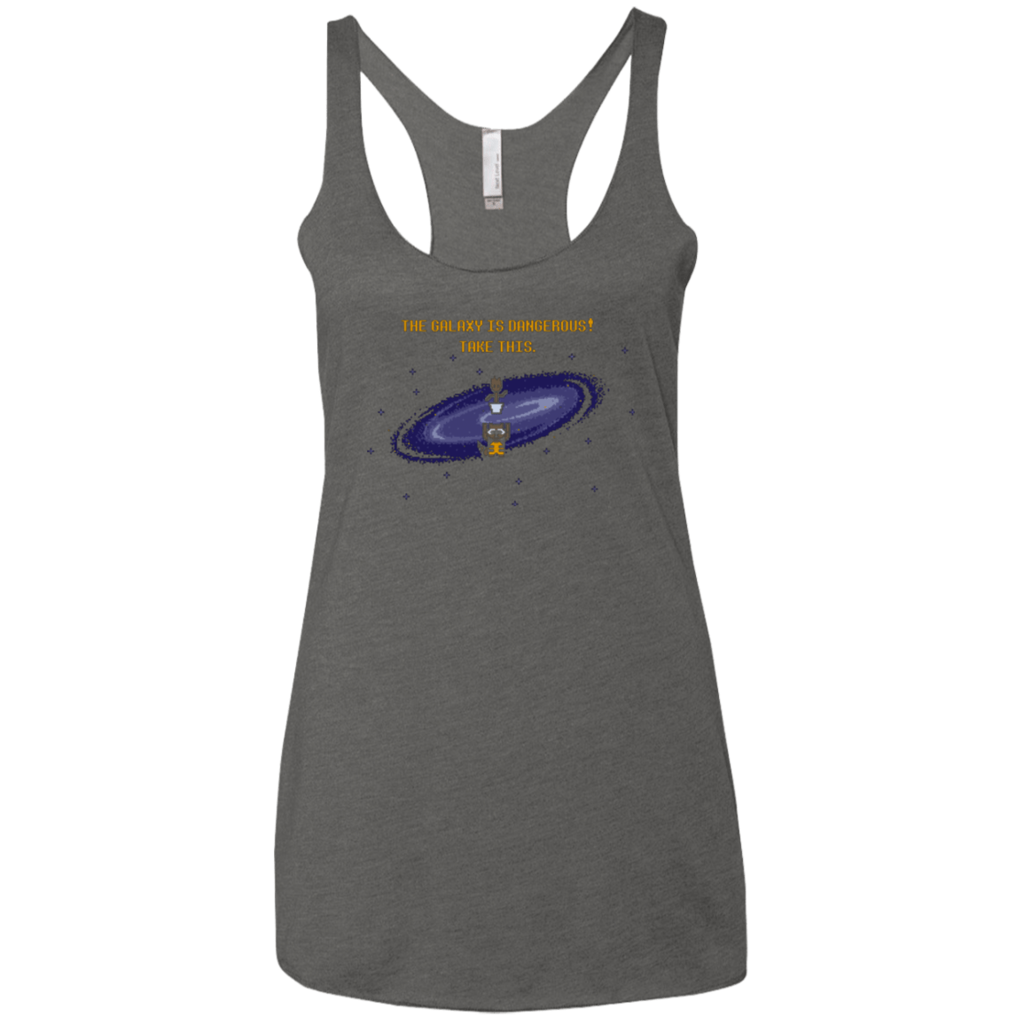 T-Shirts Premium Heather / X-Small The Galaxy is Dangerous Women's Triblend Racerback Tank
