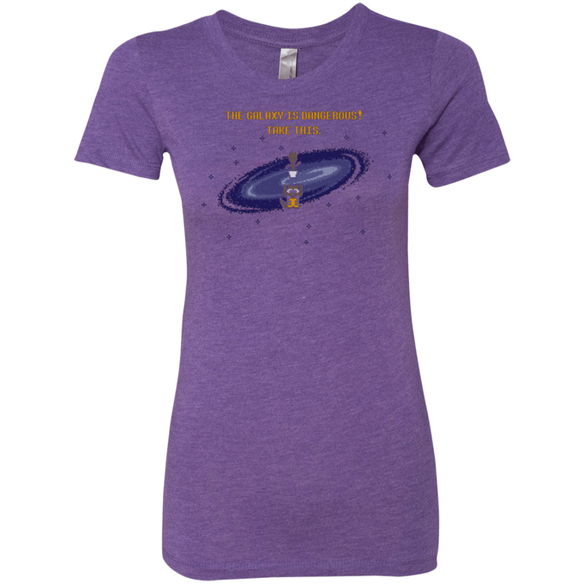 T-Shirts Purple Rush / Small The Galaxy is Dangerous Women's Triblend T-Shirt