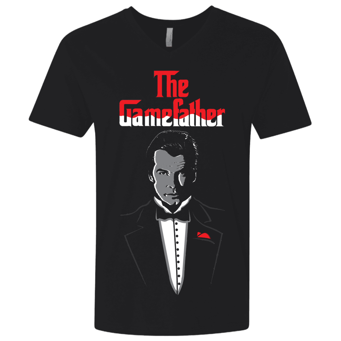 T-Shirts Black / X-Small The Gamefather Men's Premium V-Neck