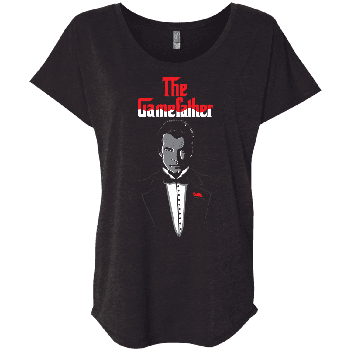 T-Shirts Vintage Black / X-Small The Gamefather Triblend Dolman Sleeve