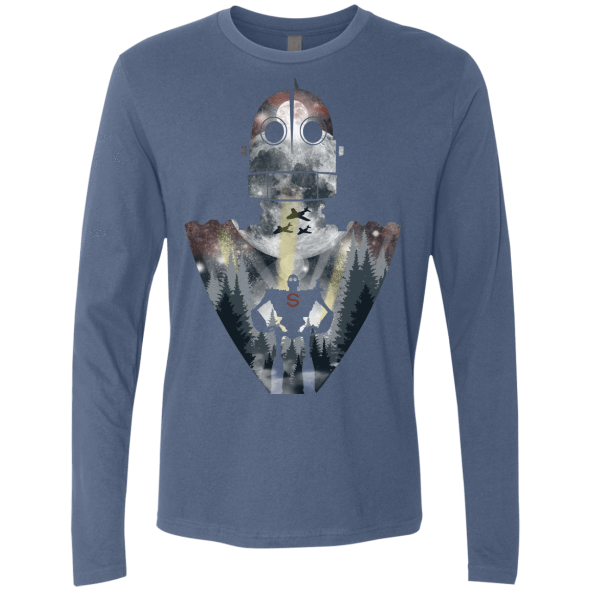 T-Shirts Indigo / Small The Giant Men's Premium Long Sleeve