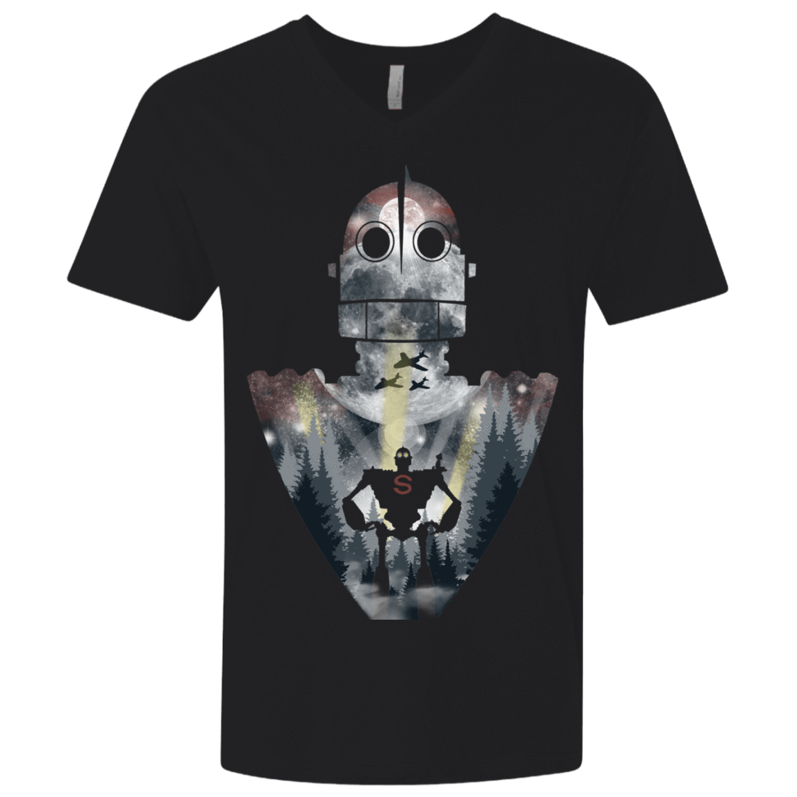 T-Shirts Black / X-Small The Giant Men's Premium V-Neck