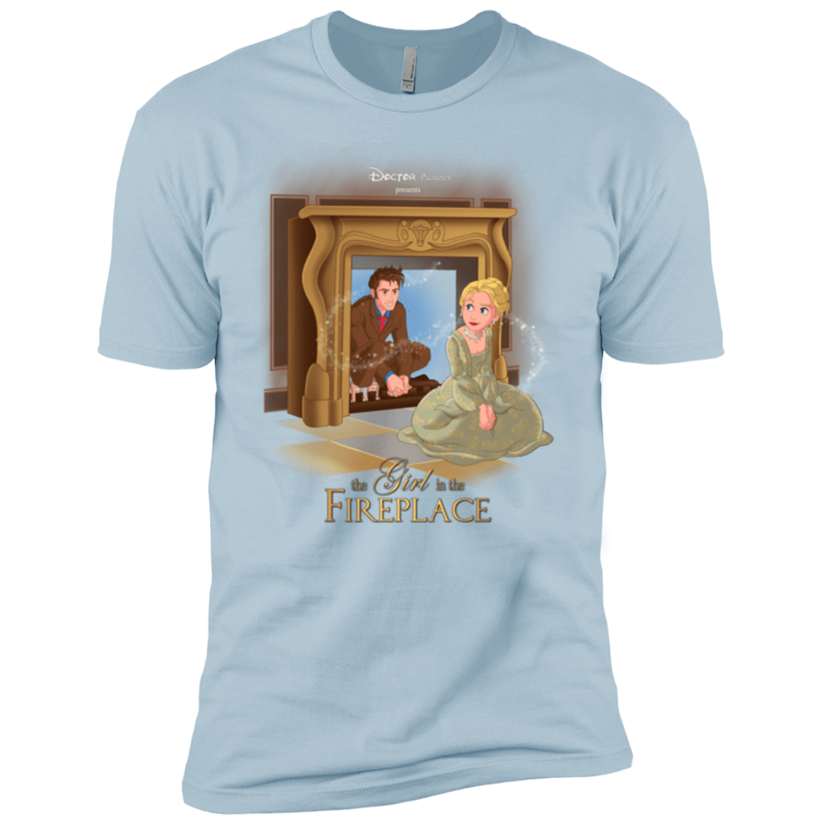 T-Shirts Light Blue / YXS The Girl In The Fireplace Boys Premium T-Shirt