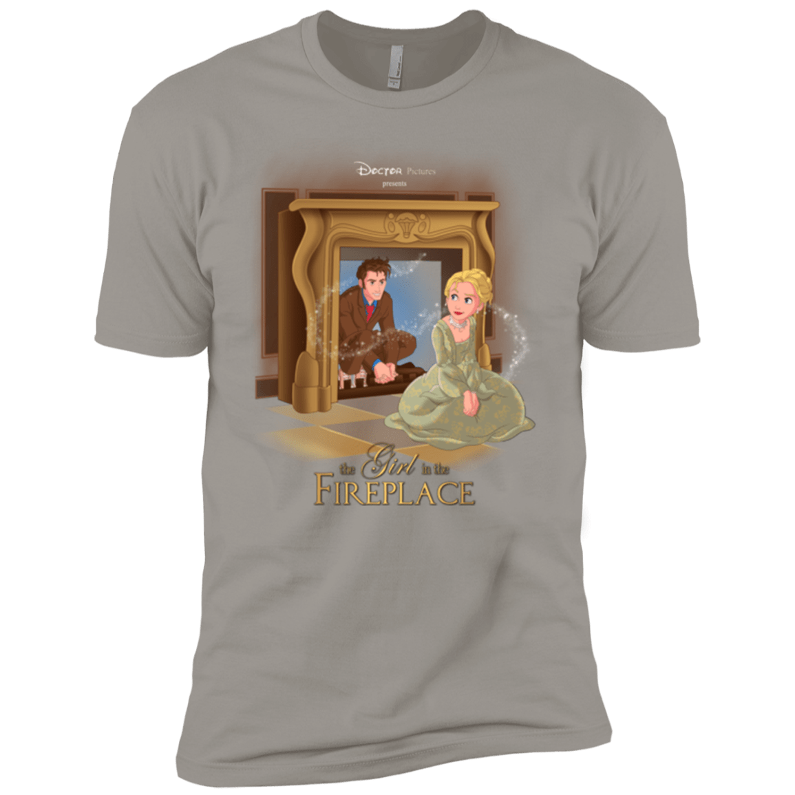 T-Shirts Light Grey / YXS The Girl In The Fireplace Boys Premium T-Shirt