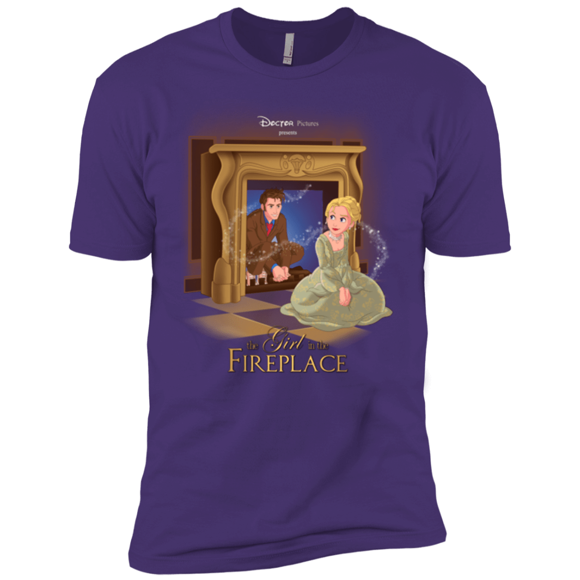 T-Shirts Purple / X-Small The Girl In The Fireplace Men's Premium T-Shirt