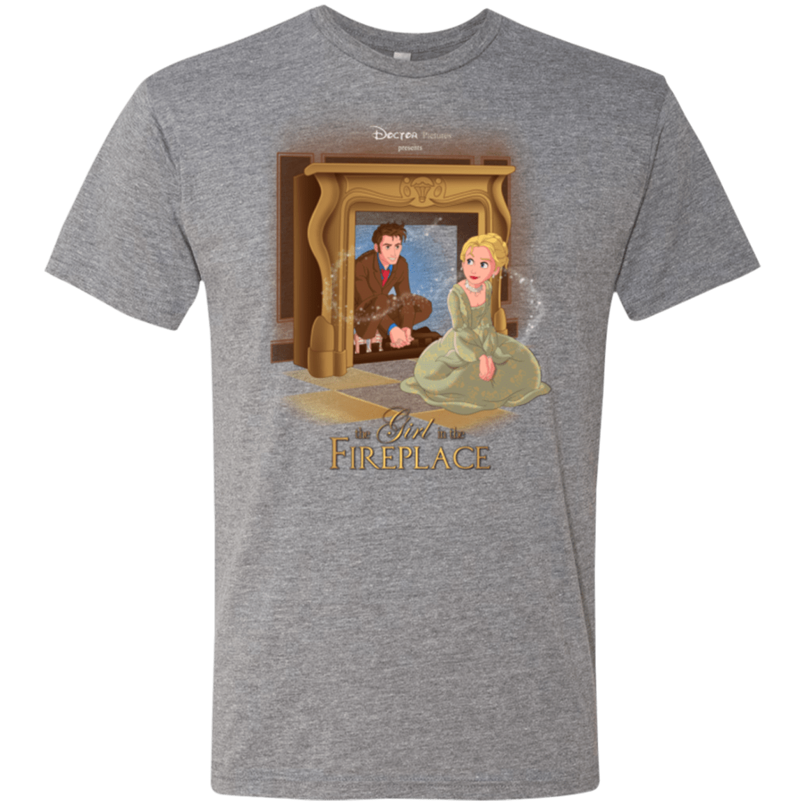 T-Shirts Premium Heather / Small The Girl In The Fireplace Men's Triblend T-Shirt