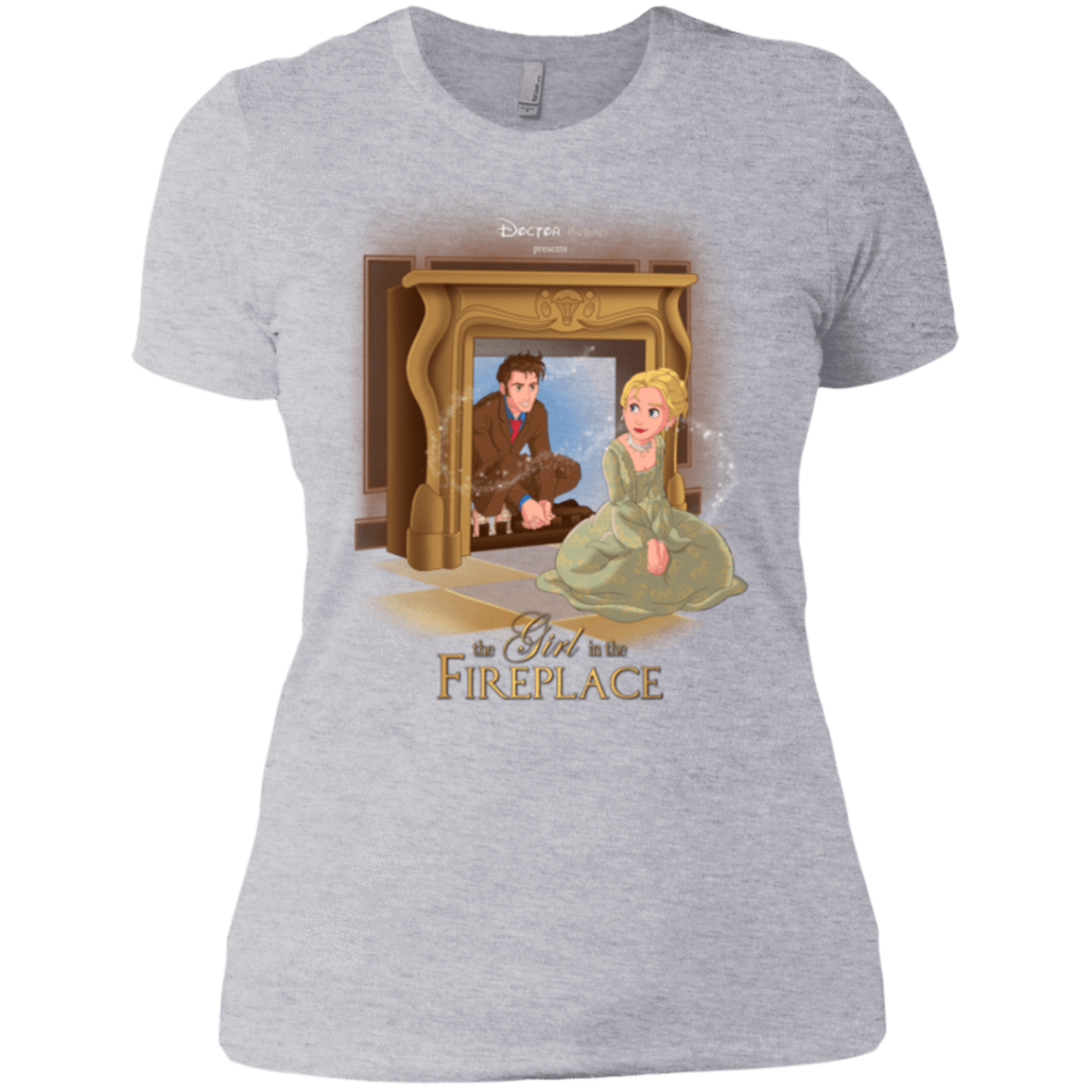 T-Shirts Heather Grey / X-Small The Girl In The Fireplace Women's Premium T-Shirt