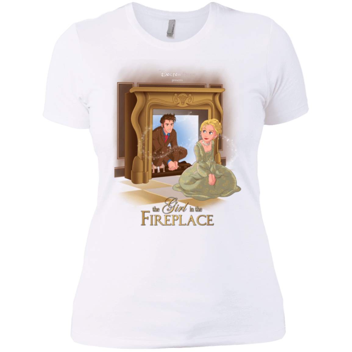 T-Shirts White / X-Small The Girl In The Fireplace Women's Premium T-Shirt