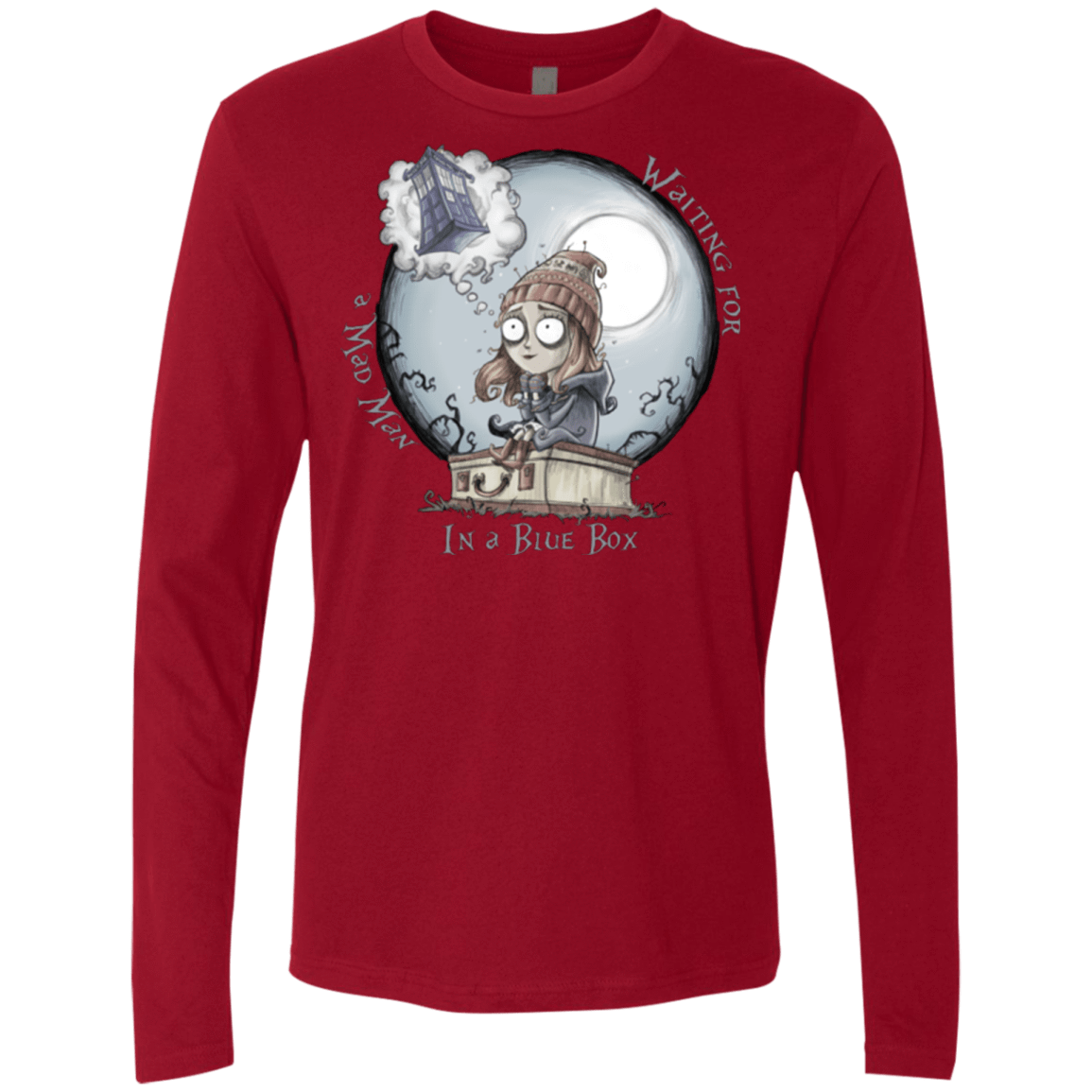 T-Shirts Cardinal / Small The Girl Who Waited Men's Premium Long Sleeve