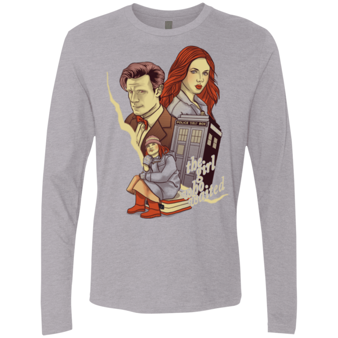 T-Shirts Heather Grey / Small The Girl who waited Men's Premium Long Sleeve