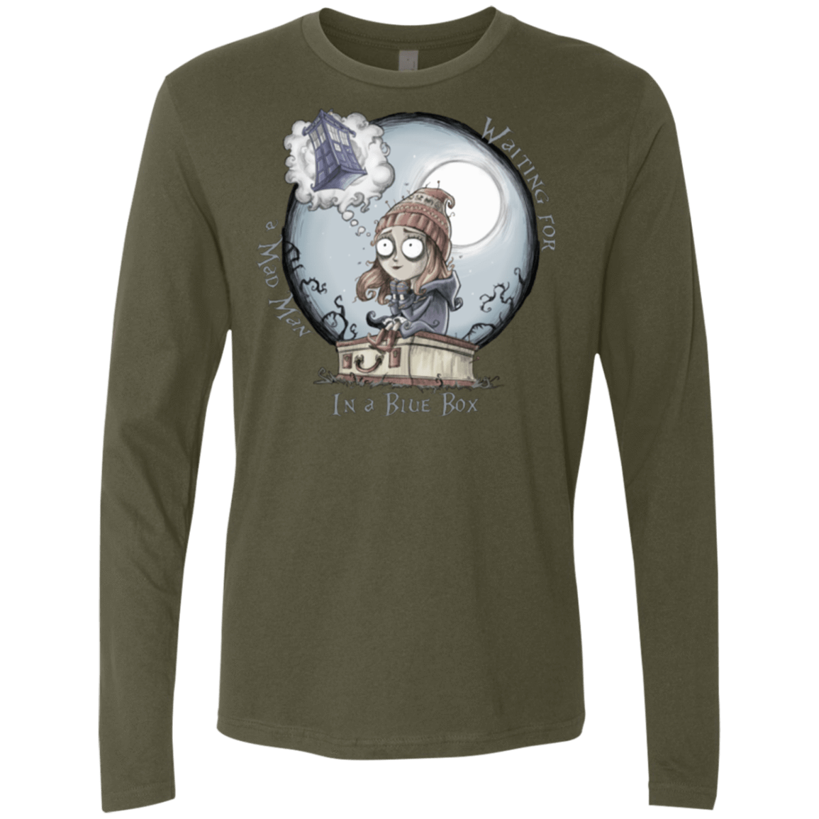 T-Shirts Military Green / Small The Girl Who Waited Men's Premium Long Sleeve