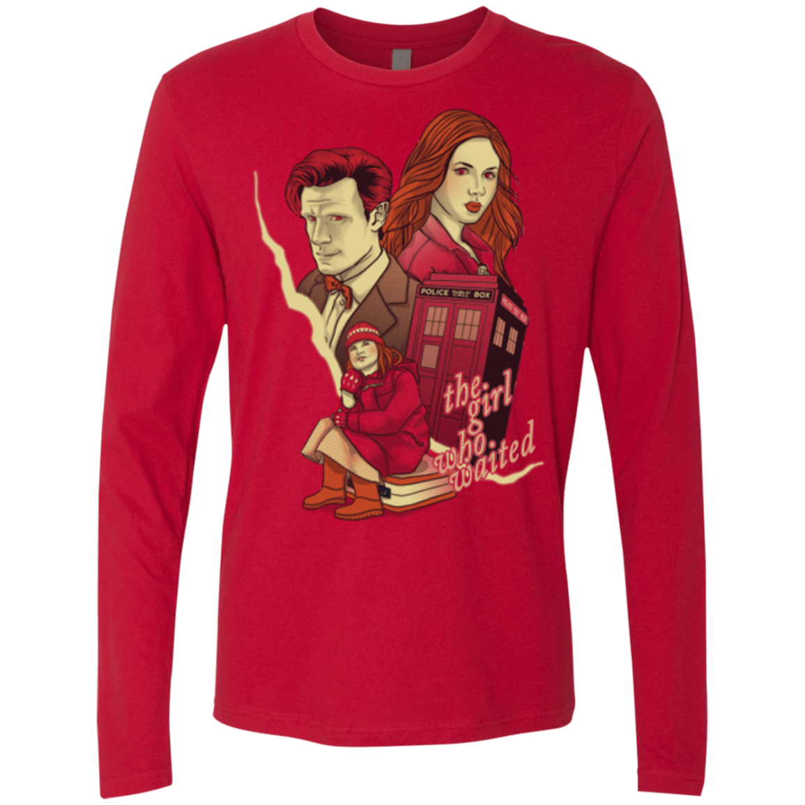 T-Shirts Red / Small The Girl who waited Men's Premium Long Sleeve
