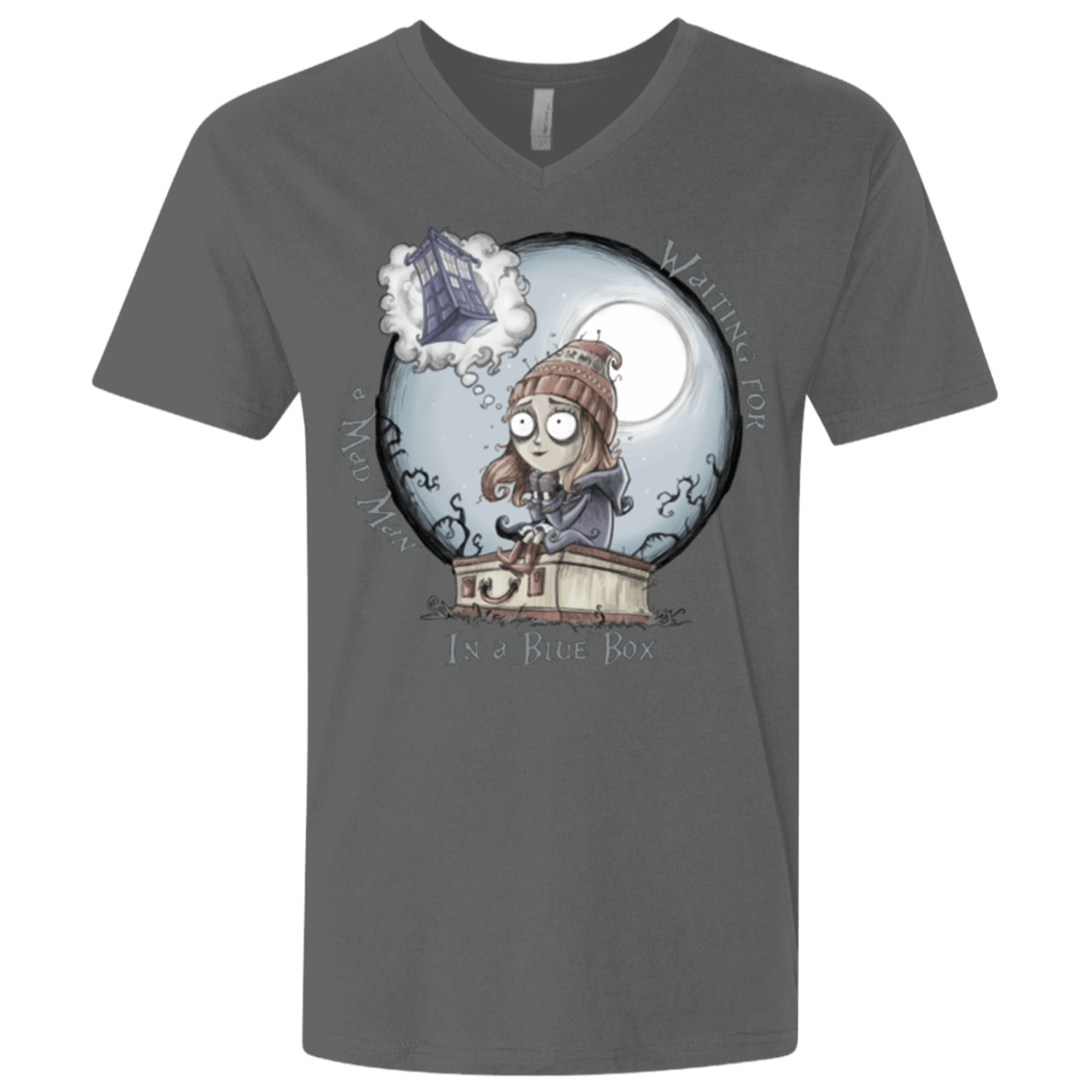 T-Shirts Heavy Metal / X-Small The Girl Who Waited Men's Premium V-Neck