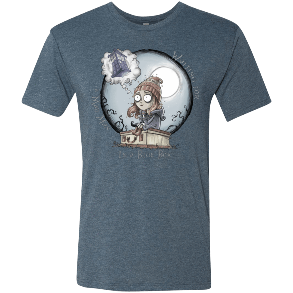 T-Shirts Indigo / Small The Girl Who Waited Men's Triblend T-Shirt