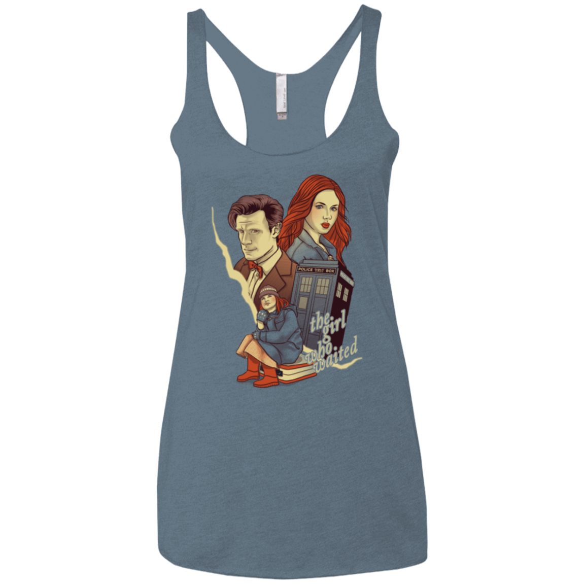 T-Shirts Indigo / X-Small The Girl who waited Women's Triblend Racerback Tank