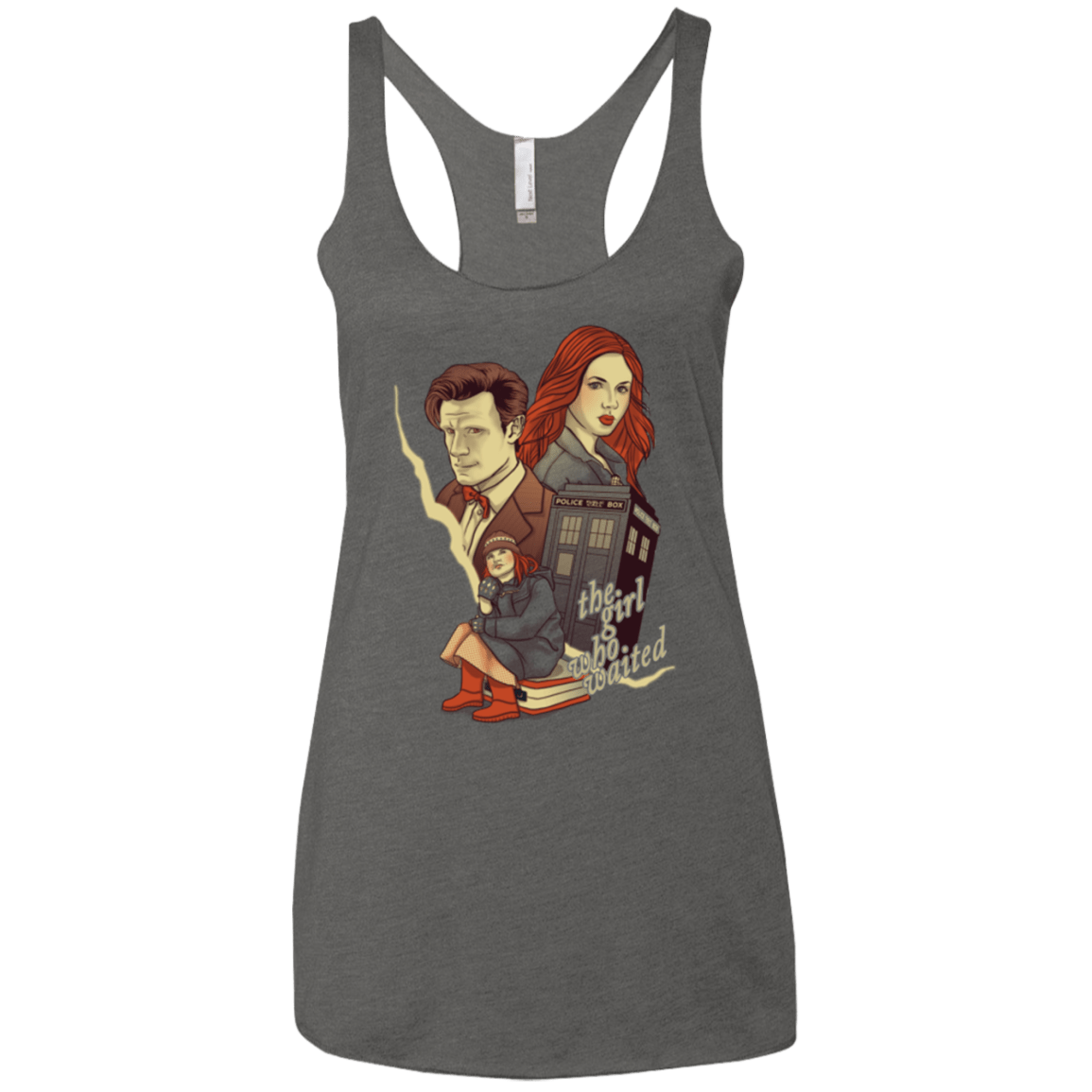 T-Shirts Premium Heather / X-Small The Girl who waited Women's Triblend Racerback Tank