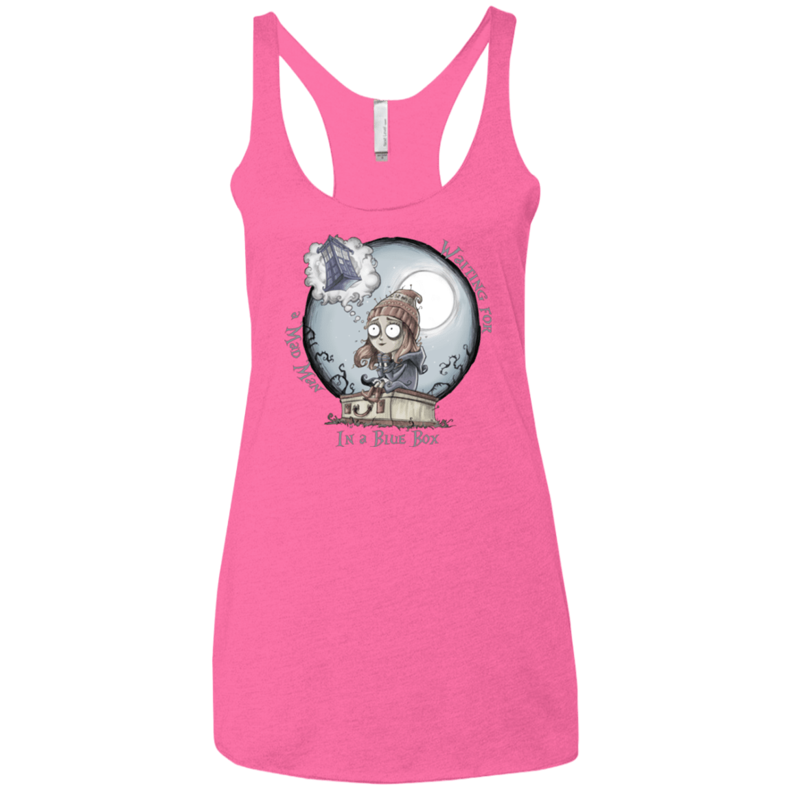 T-Shirts Vintage Pink / X-Small The Girl Who Waited Women's Triblend Racerback Tank