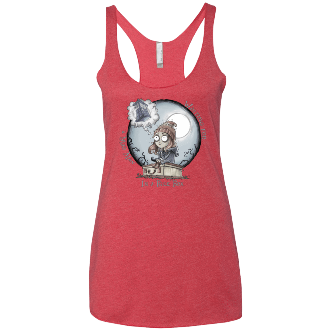 T-Shirts Vintage Red / X-Small The Girl Who Waited Women's Triblend Racerback Tank