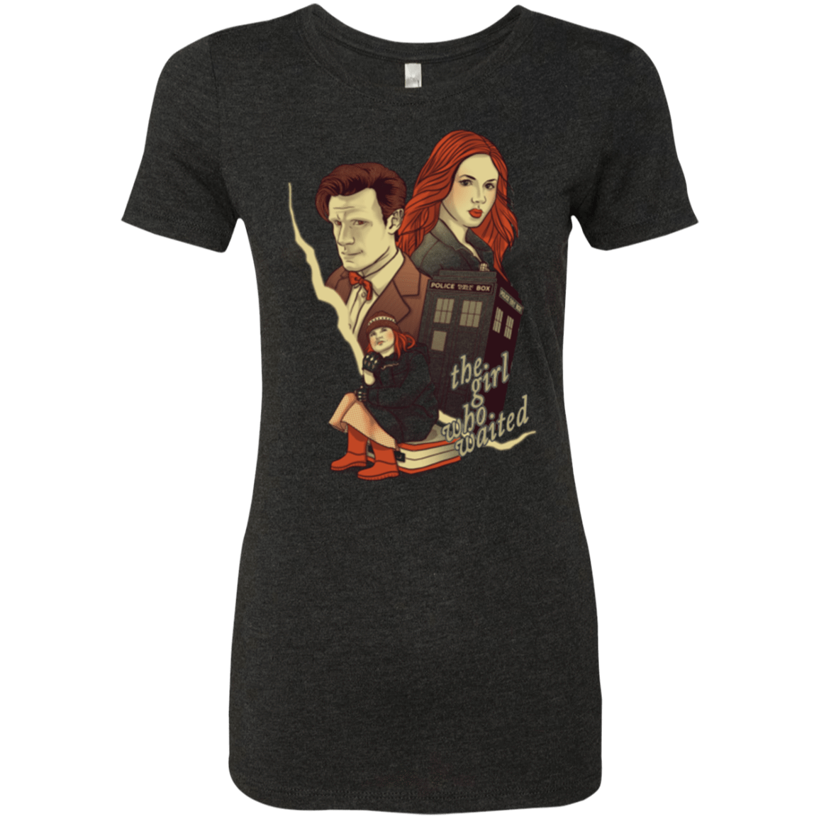 T-Shirts Vintage Black / Small The Girl who waited Women's Triblend T-Shirt