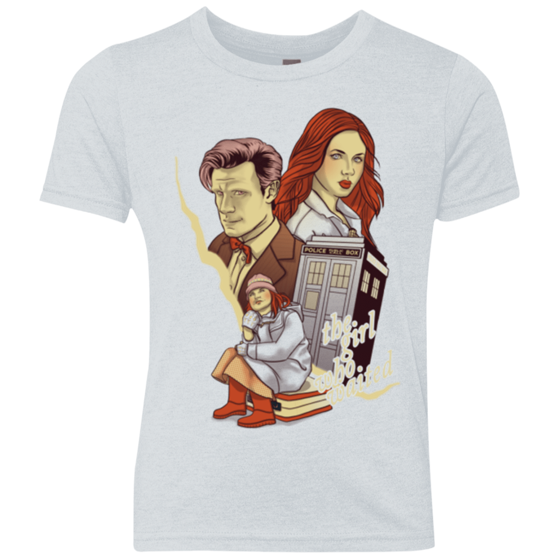 T-Shirts Heather White / YXS The Girl who waited Youth Triblend T-Shirt