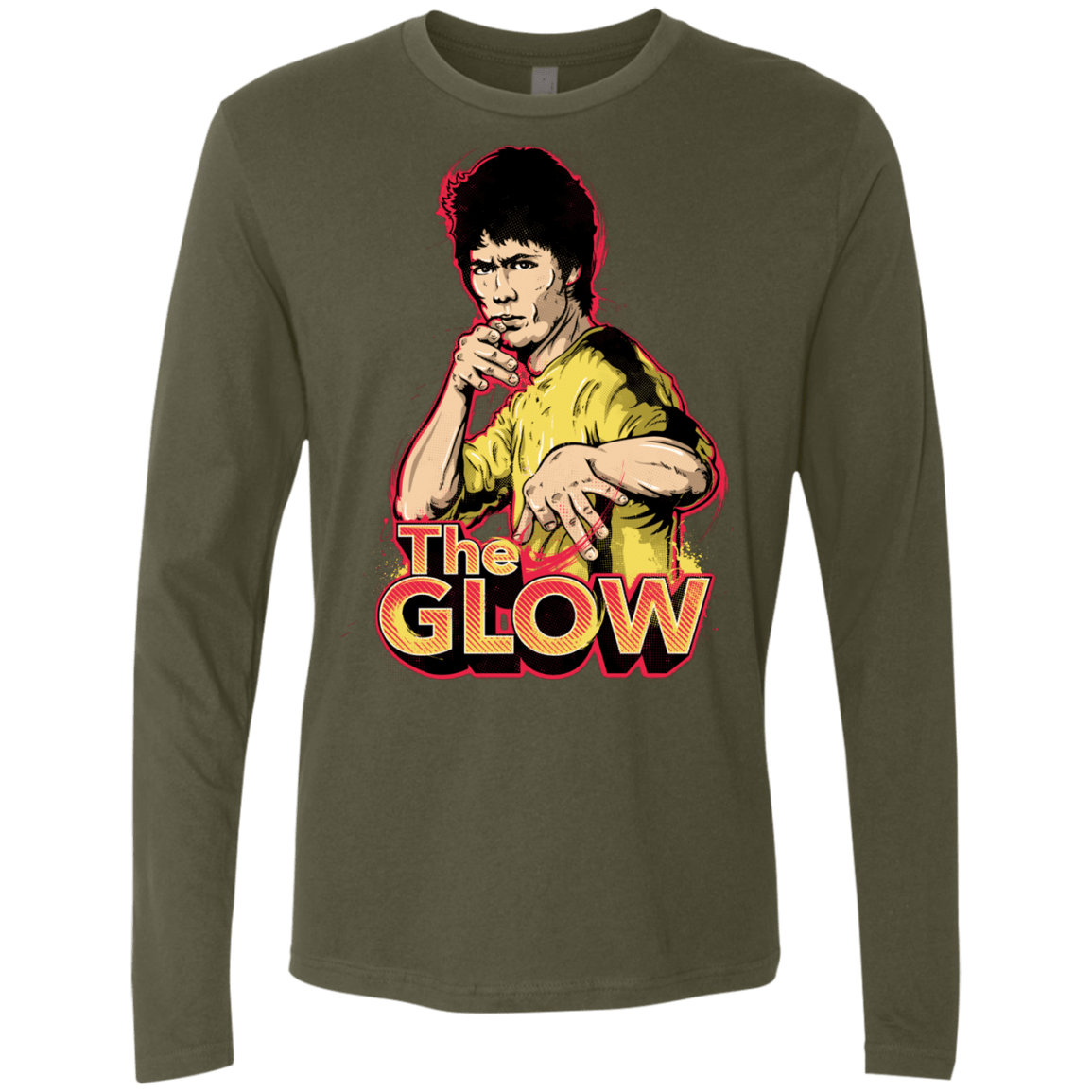 T-Shirts Military Green / Small The Glow Men's Premium Long Sleeve