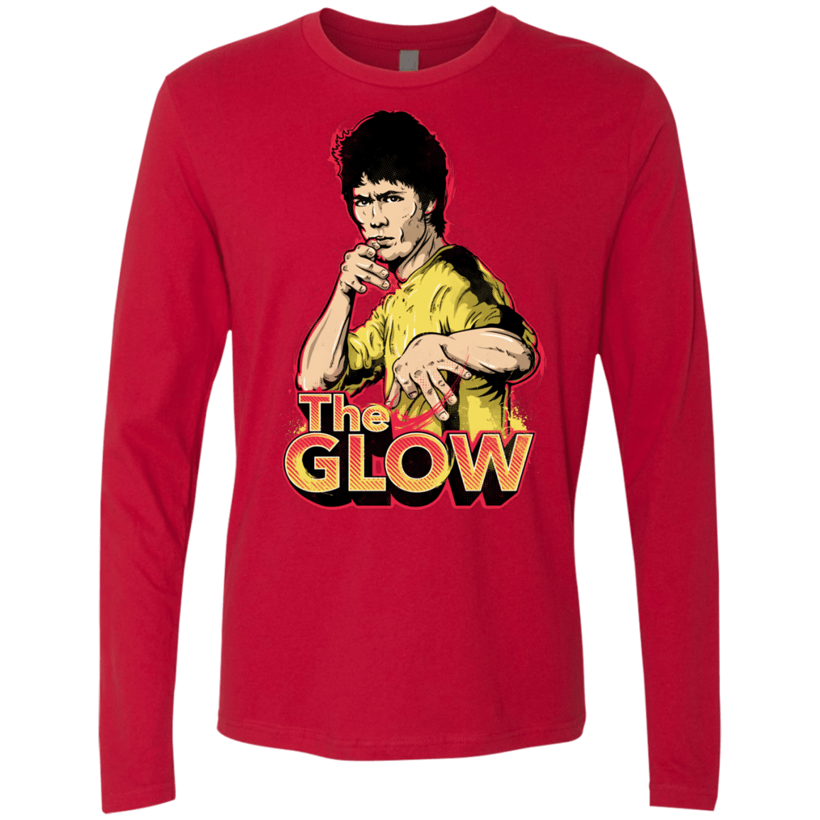 T-Shirts Red / Small The Glow Men's Premium Long Sleeve