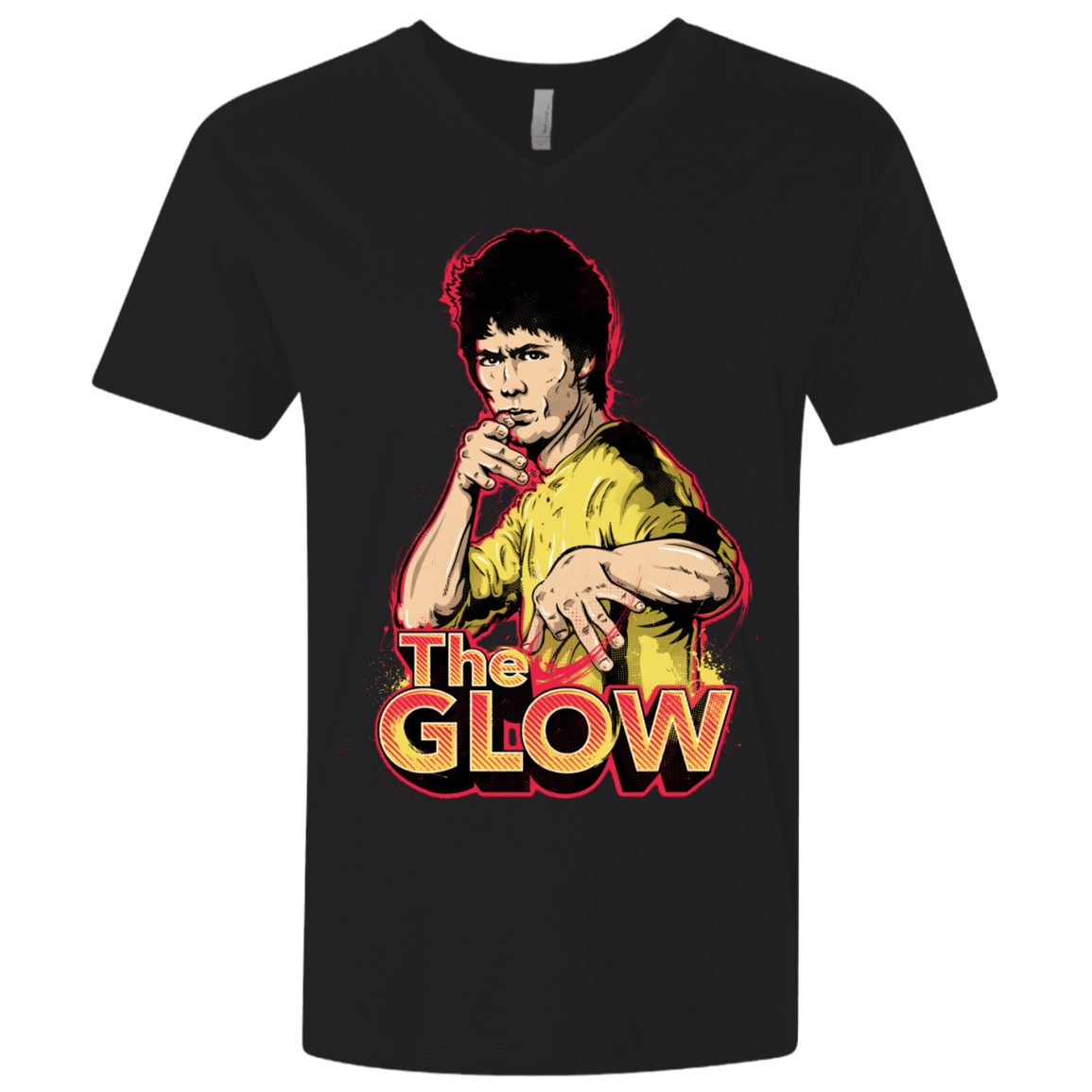 T-Shirts Black / X-Small The Glow Men's Premium V-Neck