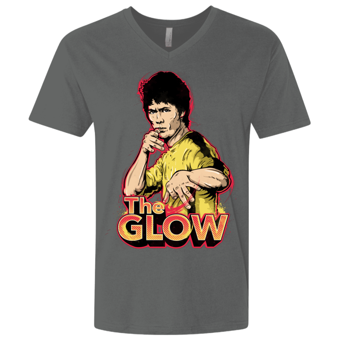 T-Shirts Heavy Metal / X-Small The Glow Men's Premium V-Neck