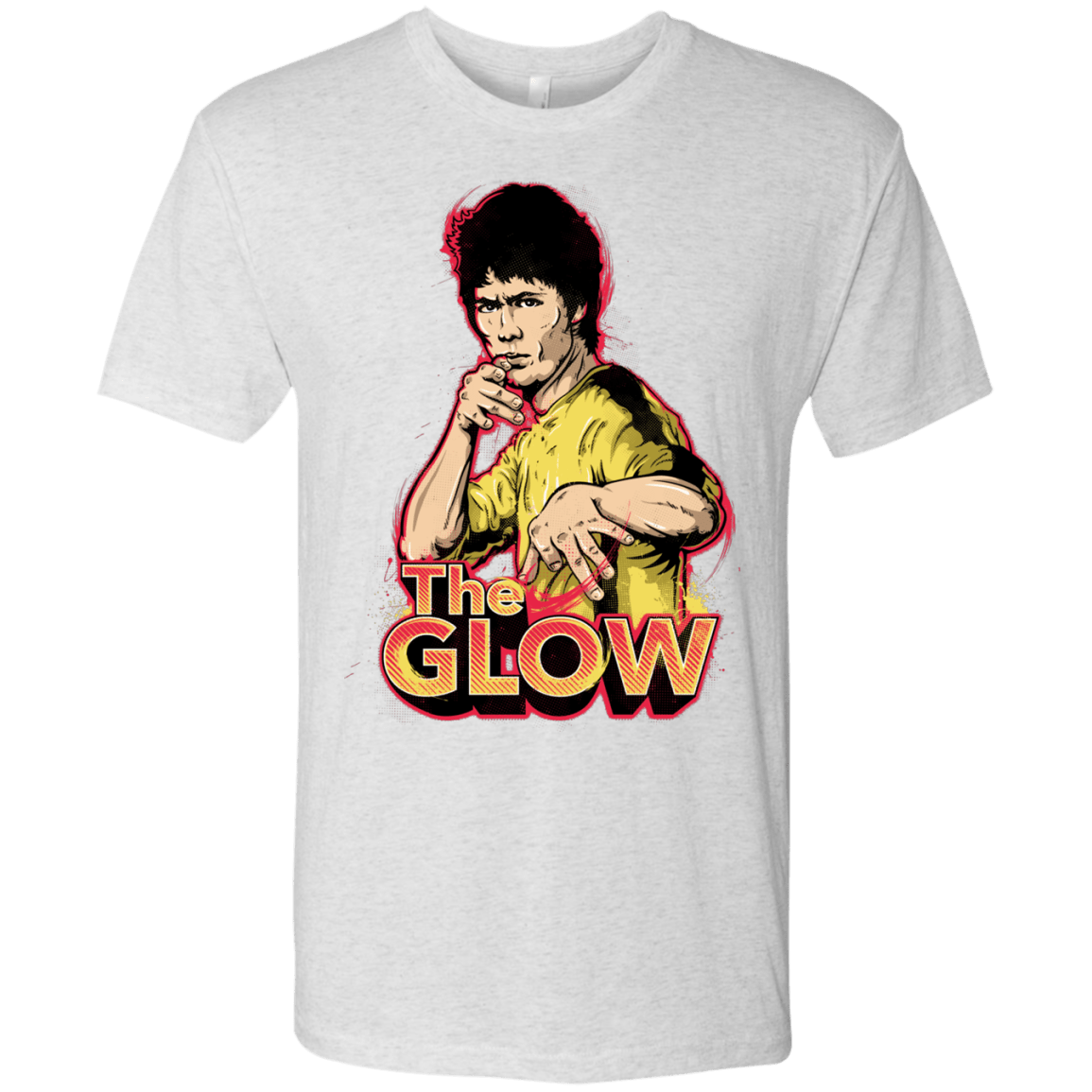 T-Shirts Heather White / Small The Glow Men's Triblend T-Shirt
