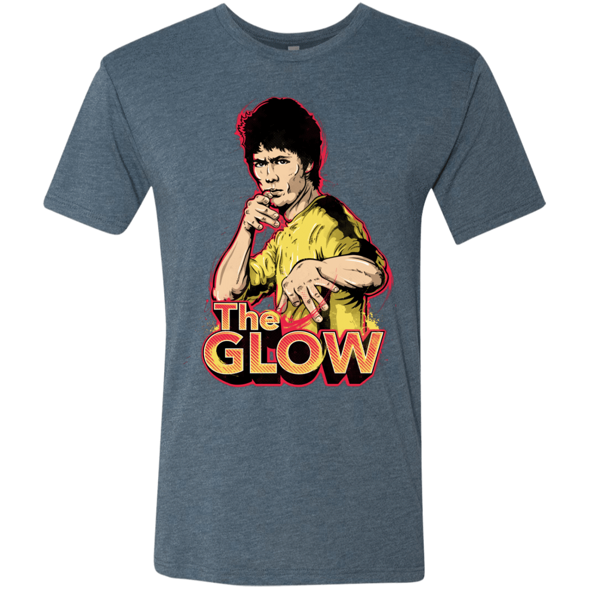 T-Shirts Indigo / Small The Glow Men's Triblend T-Shirt