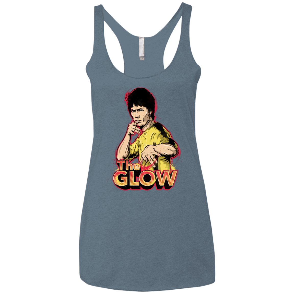 T-Shirts Indigo / X-Small The Glow Women's Triblend Racerback Tank