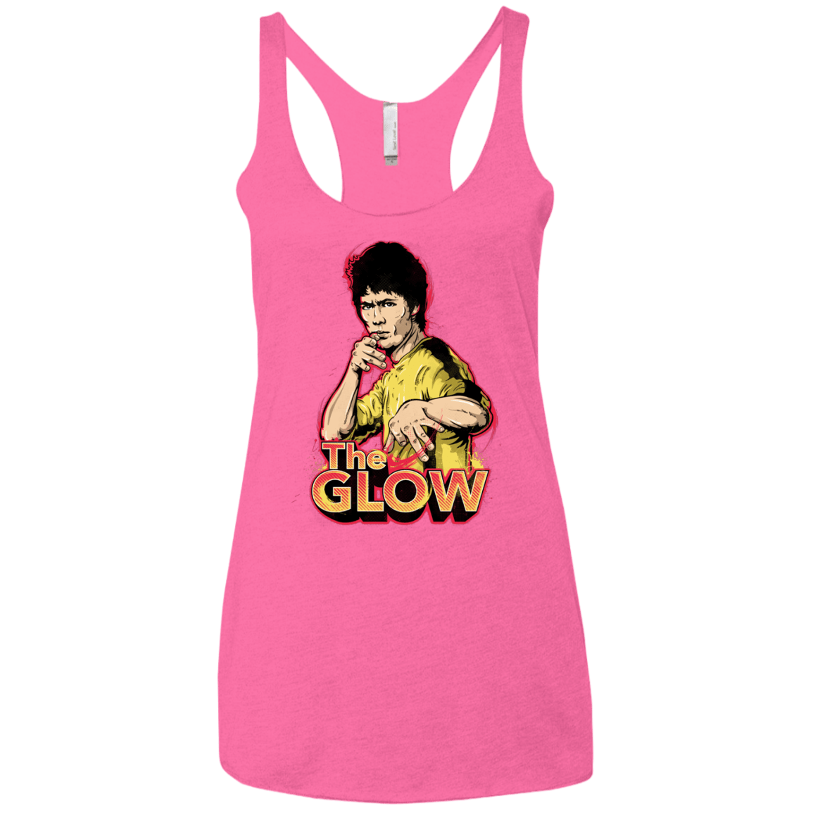T-Shirts Vintage Pink / X-Small The Glow Women's Triblend Racerback Tank