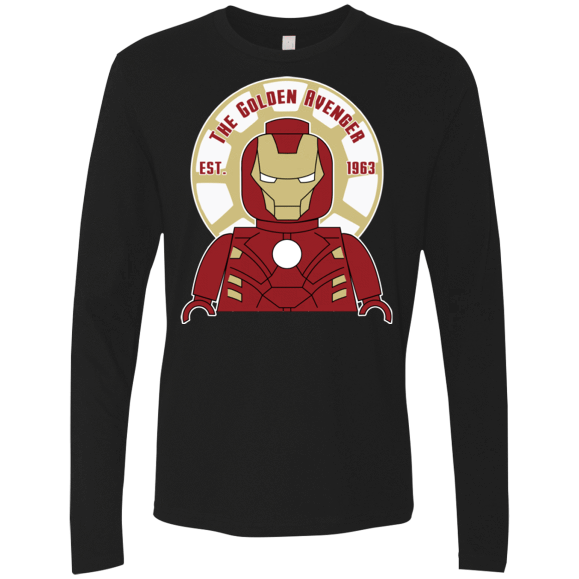 T-Shirts Black / Small The Golden Avenger Men's Premium Long Sleeve