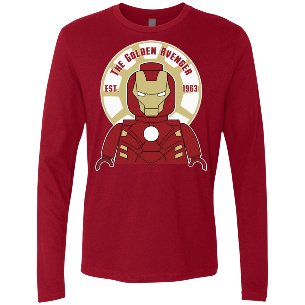 T-Shirts Cardinal / Small The Golden Avenger Men's Premium Long Sleeve