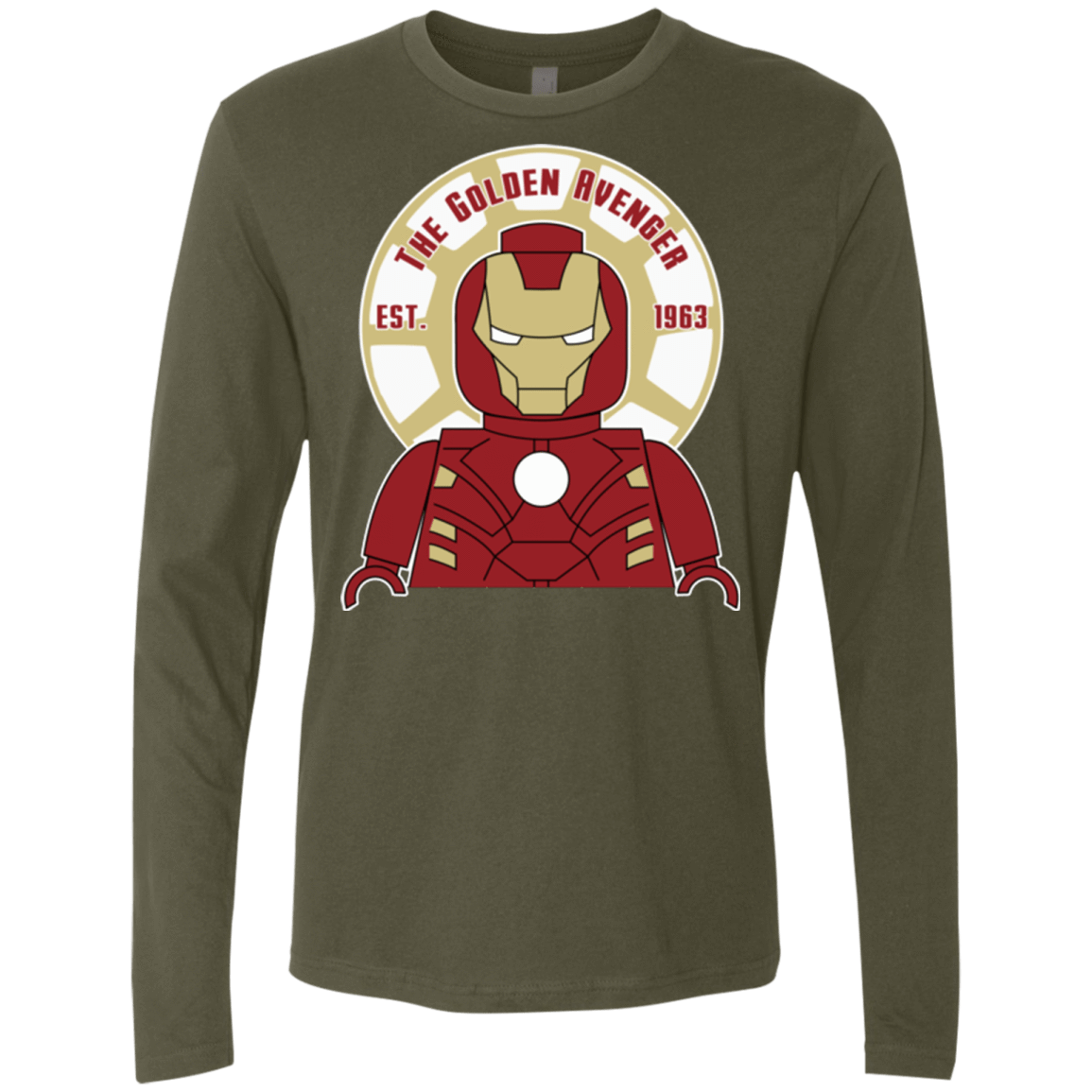 T-Shirts Military Green / Small The Golden Avenger Men's Premium Long Sleeve