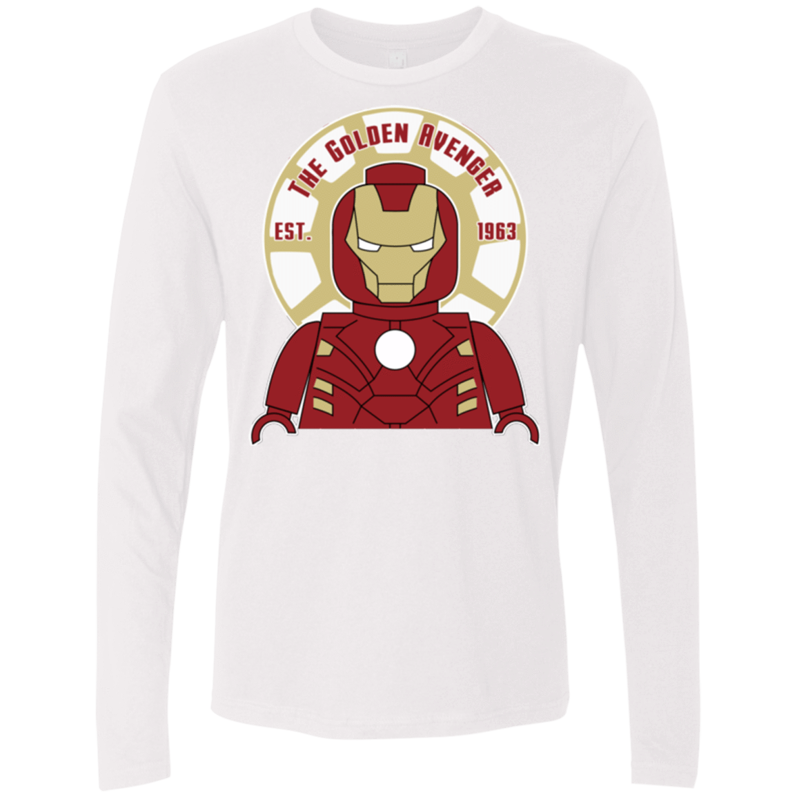 T-Shirts White / Small The Golden Avenger Men's Premium Long Sleeve