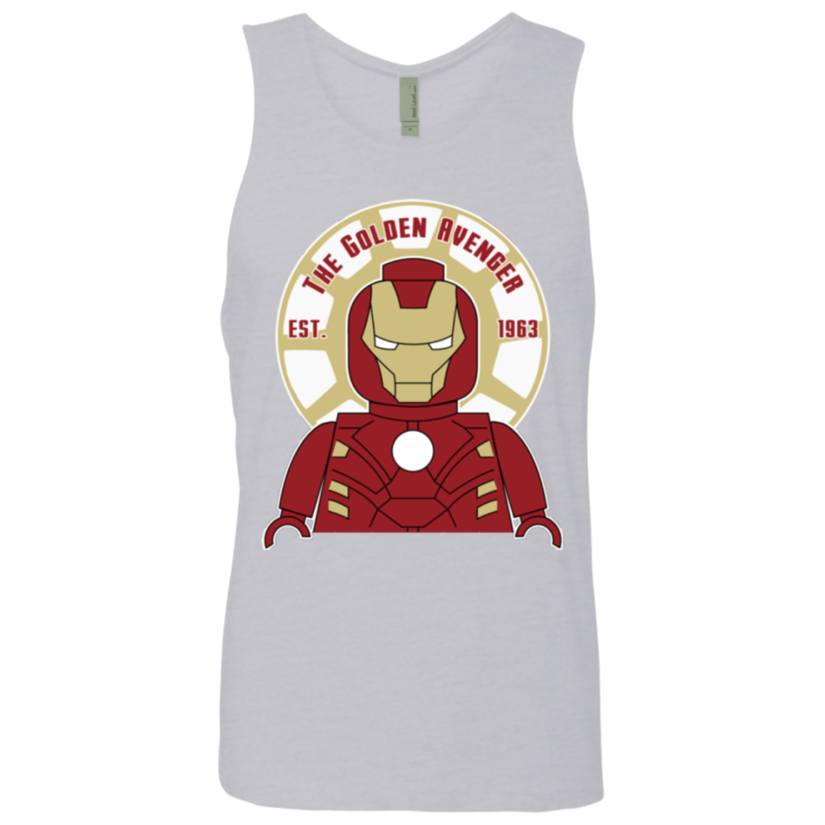 T-Shirts Heather Grey / Small The Golden Avenger Men's Premium Tank Top