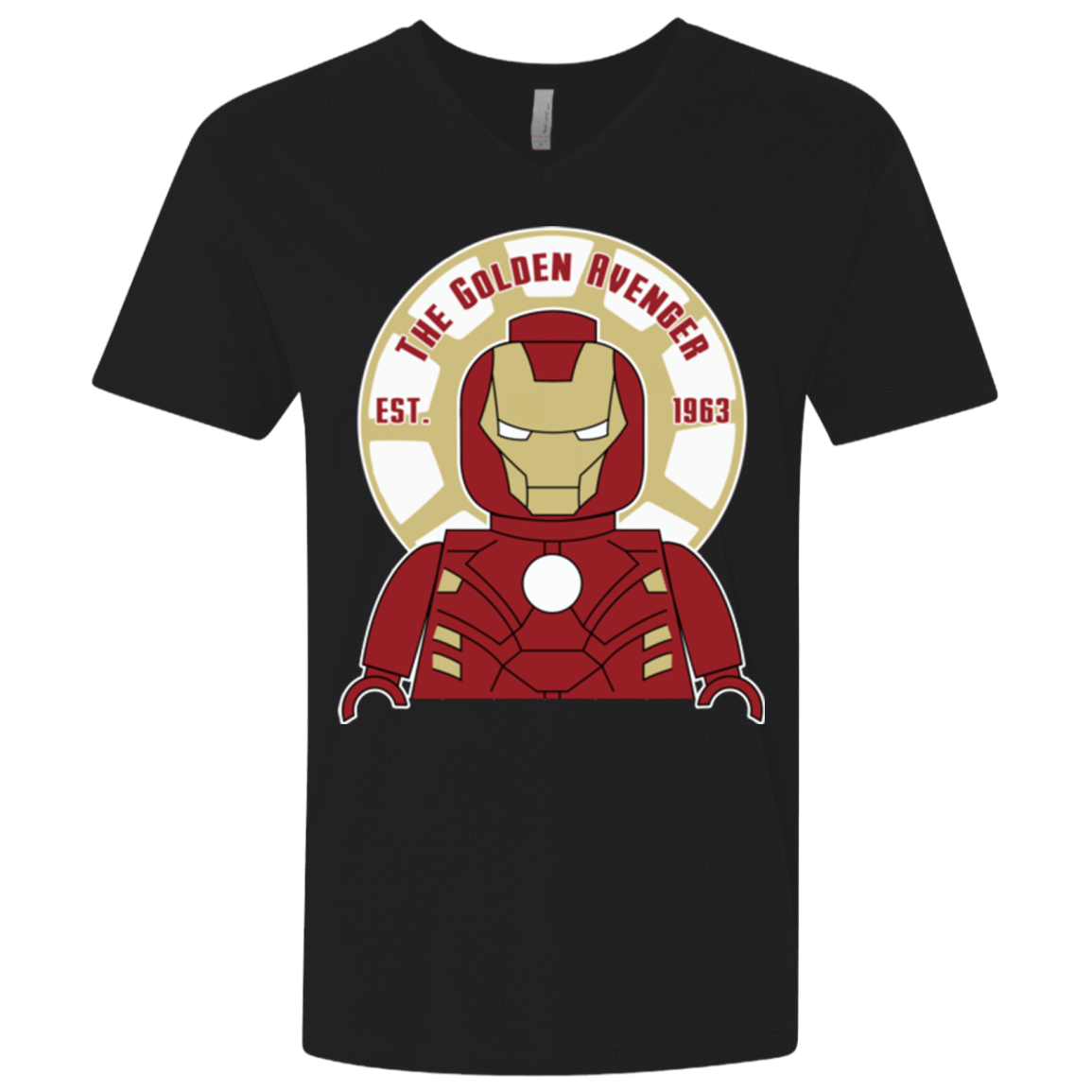 T-Shirts Black / X-Small The Golden Avenger Men's Premium V-Neck