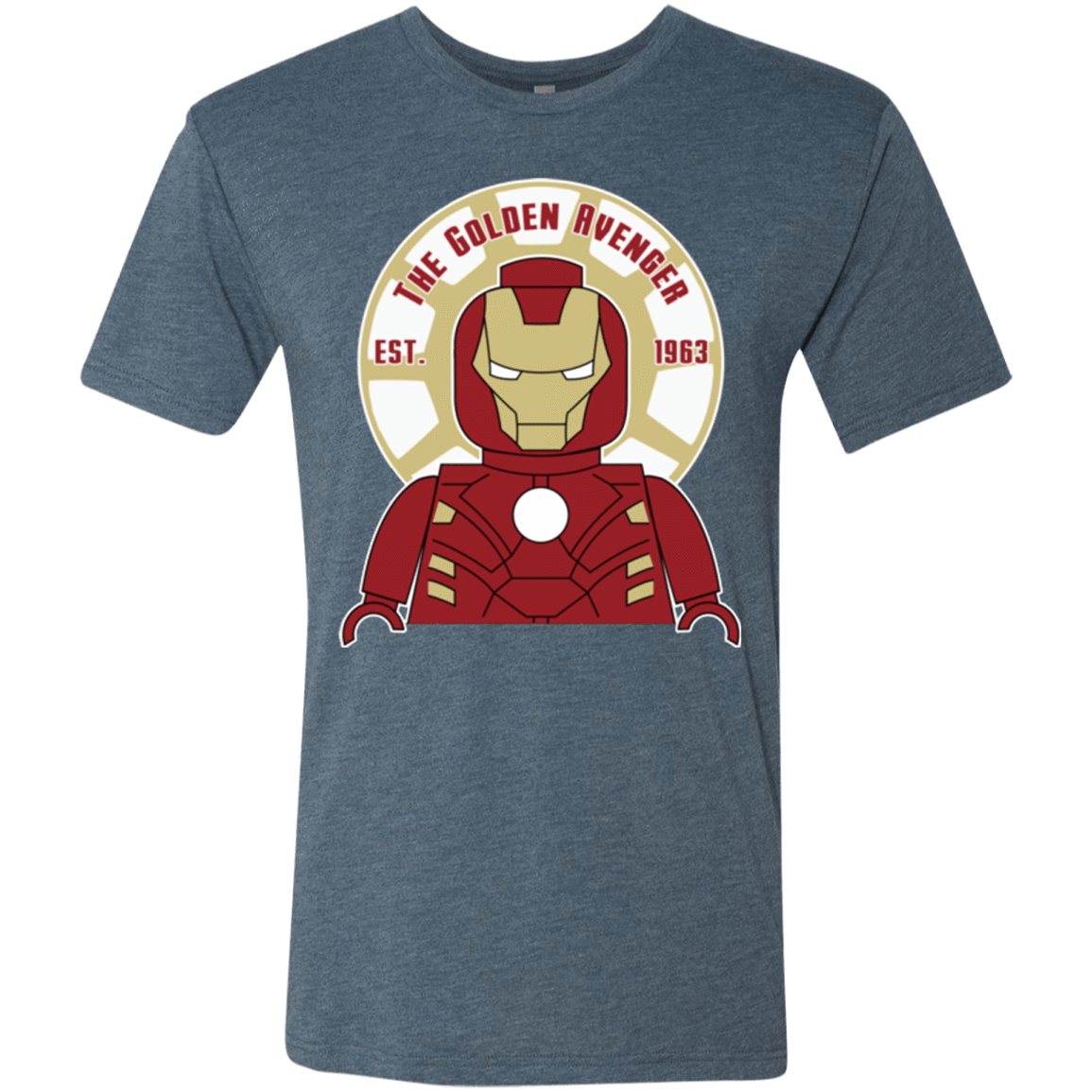 T-Shirts Indigo / Small The Golden Avenger Men's Triblend T-Shirt