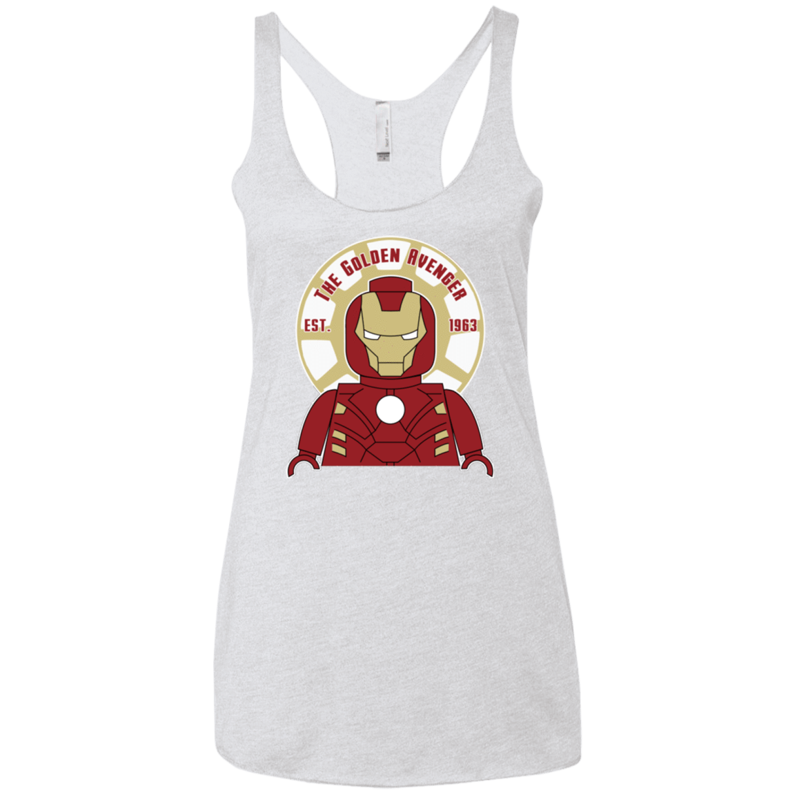T-Shirts Heather White / X-Small The Golden Avenger Women's Triblend Racerback Tank