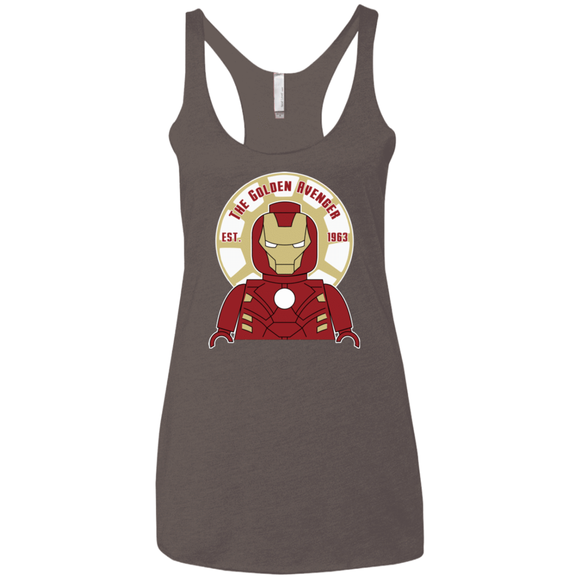 T-Shirts Macchiato / X-Small The Golden Avenger Women's Triblend Racerback Tank