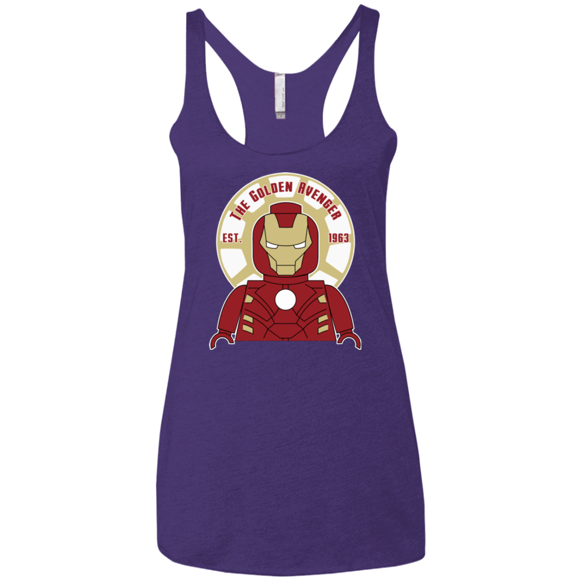 T-Shirts Purple / X-Small The Golden Avenger Women's Triblend Racerback Tank