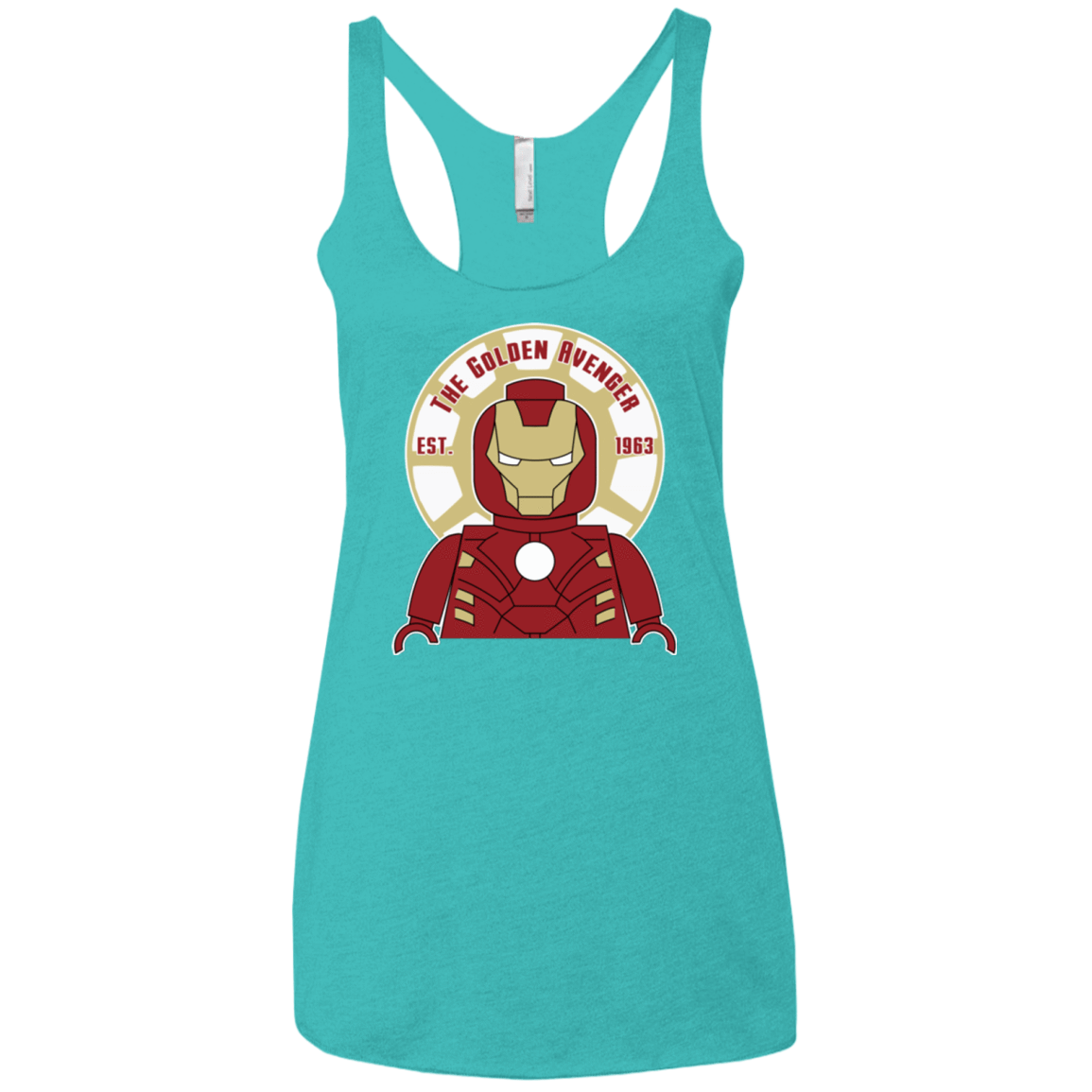 T-Shirts Tahiti Blue / X-Small The Golden Avenger Women's Triblend Racerback Tank