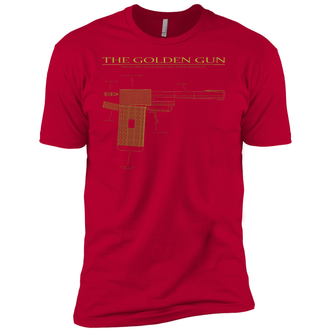 T-Shirts Red / YXS The Golden Gun Boys Premium T-Shirt