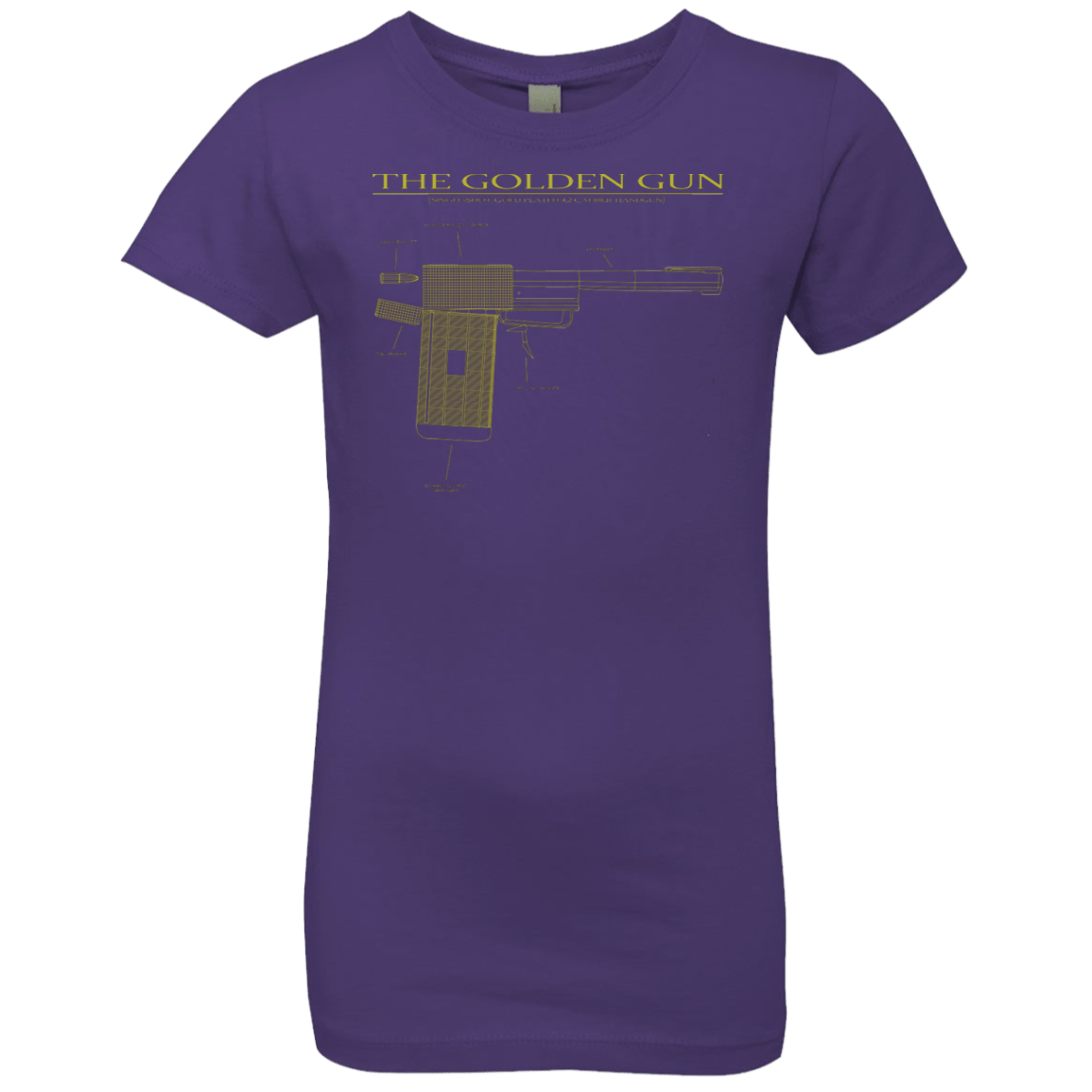 T-Shirts Purple Rush / YXS The Golden Gun Girls Premium T-Shirt